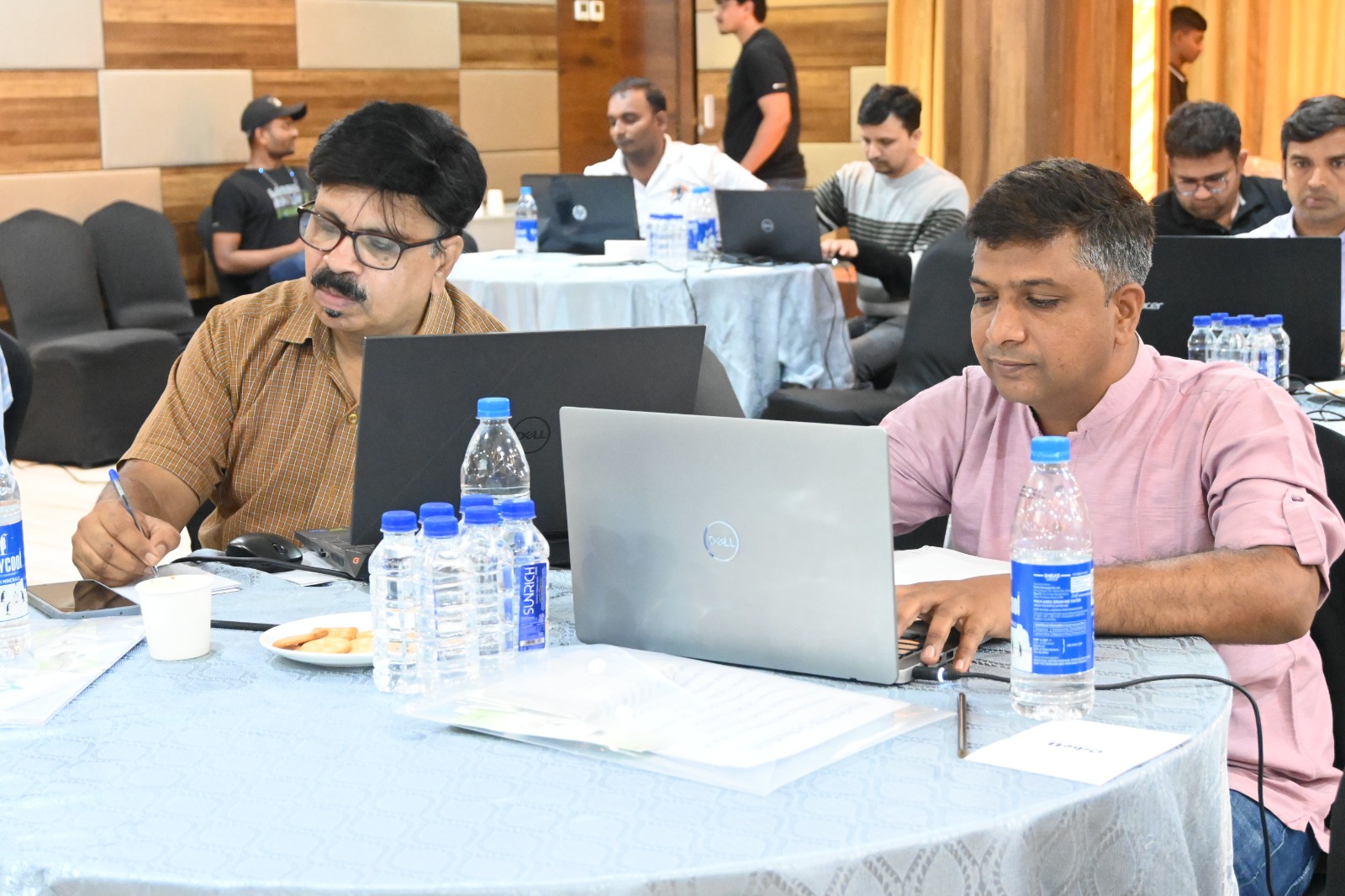 Team building activities during workshop